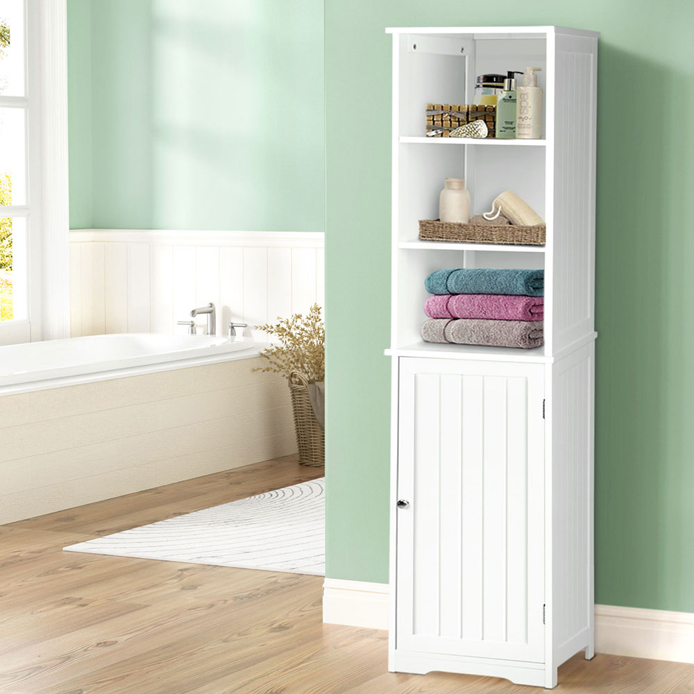 Artiss Bathroom Cabinet Storage 160cm White 8