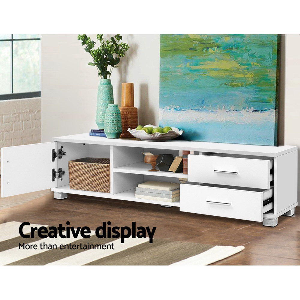 Artiss Entertainment Unit TV Cabinet 120cm White Dylan 6