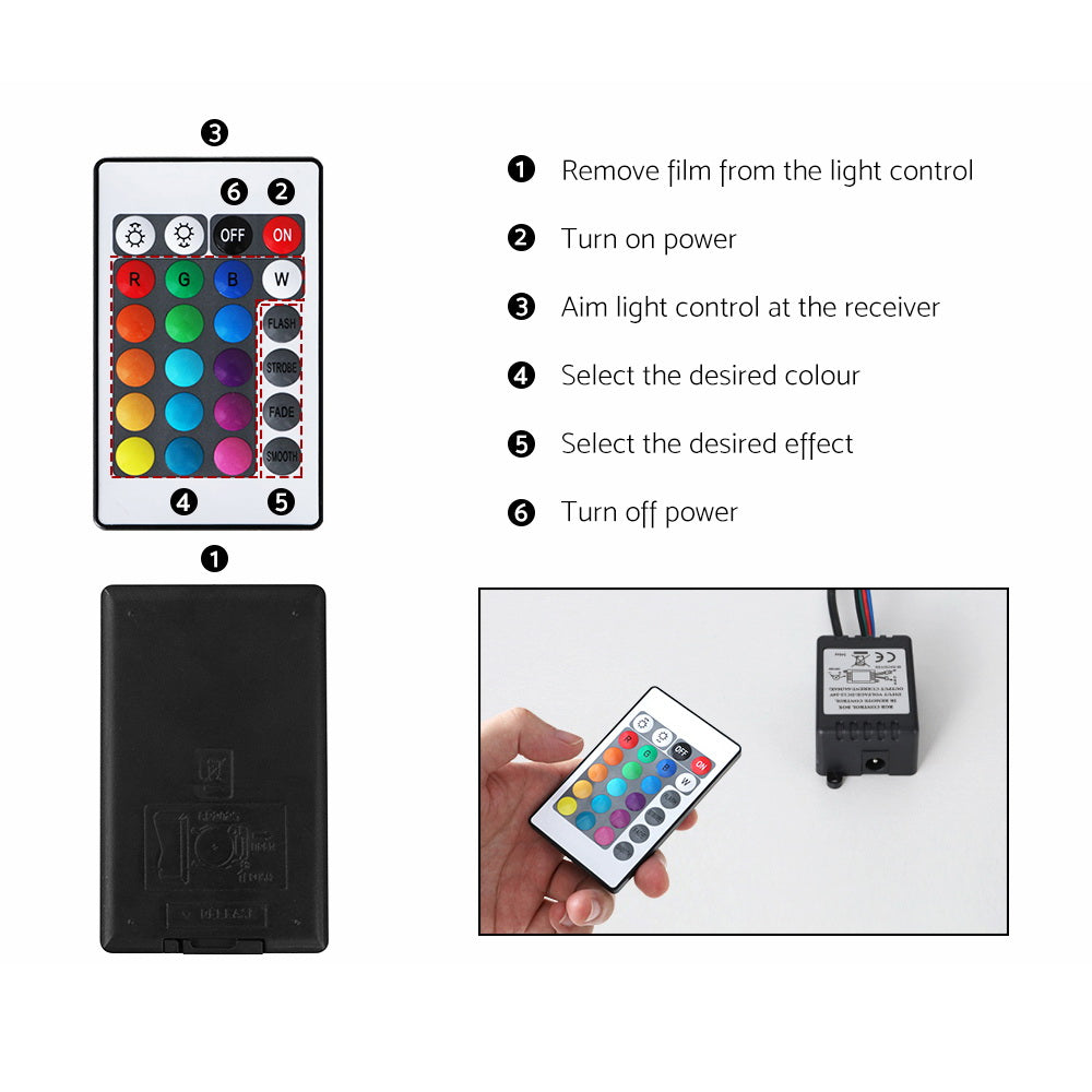 Artiss Entertainment Unit TV Cabinet LED 189cm White Elo 7