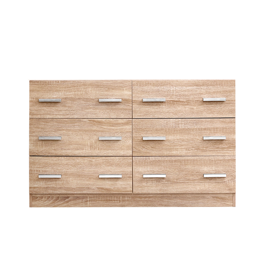 Artiss 6 Chest of Drawers - VEDA Pine 5