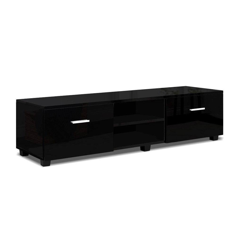 Artiss Entertainment Unit TV Cabinet 140cm Black Jim 3