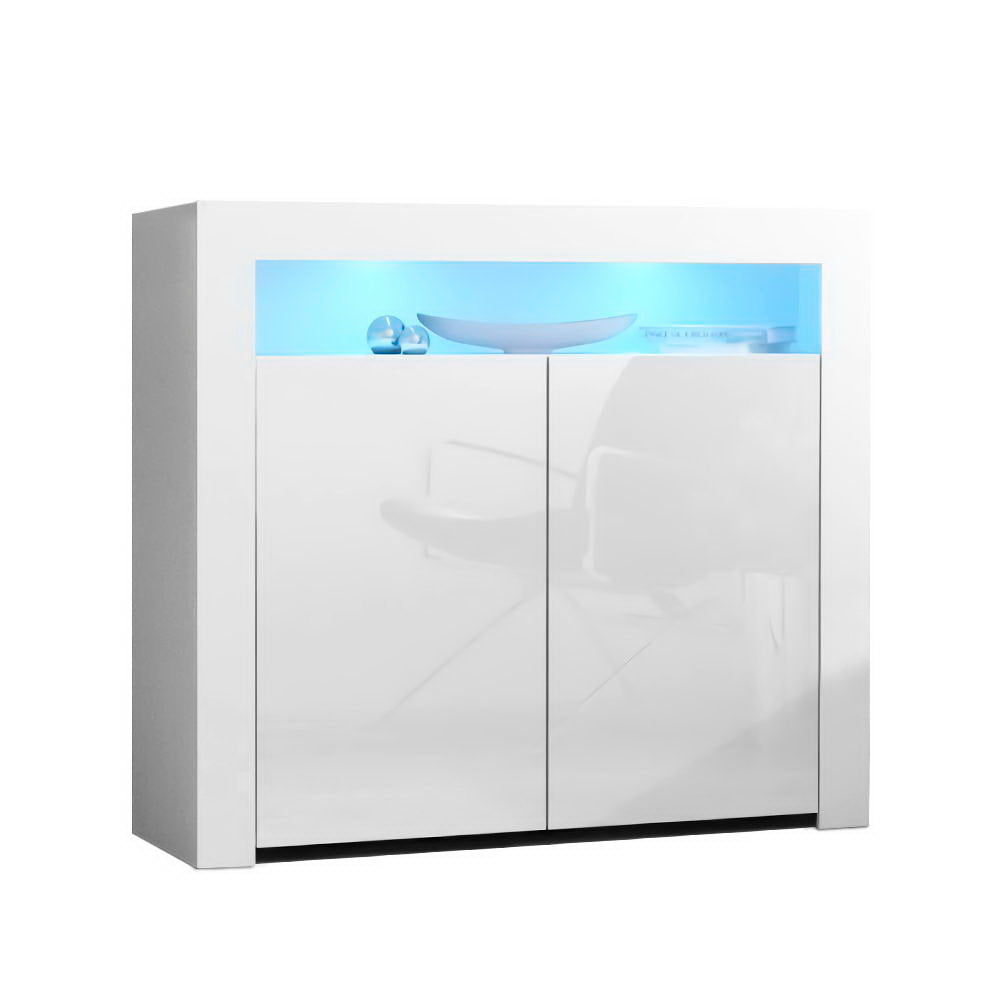 Artiss Buffet Sideboard LED - ARNO White 3