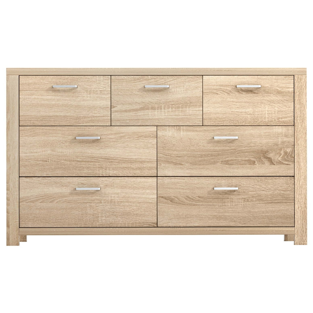 Artiss 7 Chest of Drawers - MAXI Pine 5
