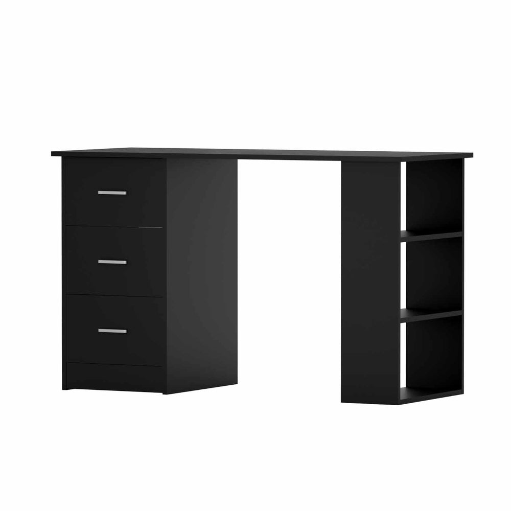 Artiss Computer Desk Drawer Shelf Cabinet Black 120CM 7