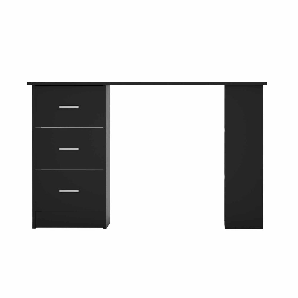 Artiss Computer Desk Drawer Shelf Cabinet Black 120CM 3