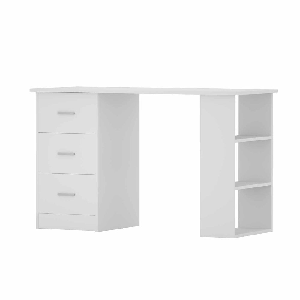 Artiss Computer Desk Drawer Shelf Cabinet White 120CM 7