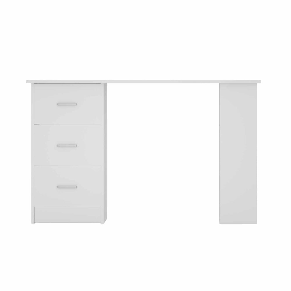 Artiss Computer Desk Drawer Shelf Cabinet White 120CM 3