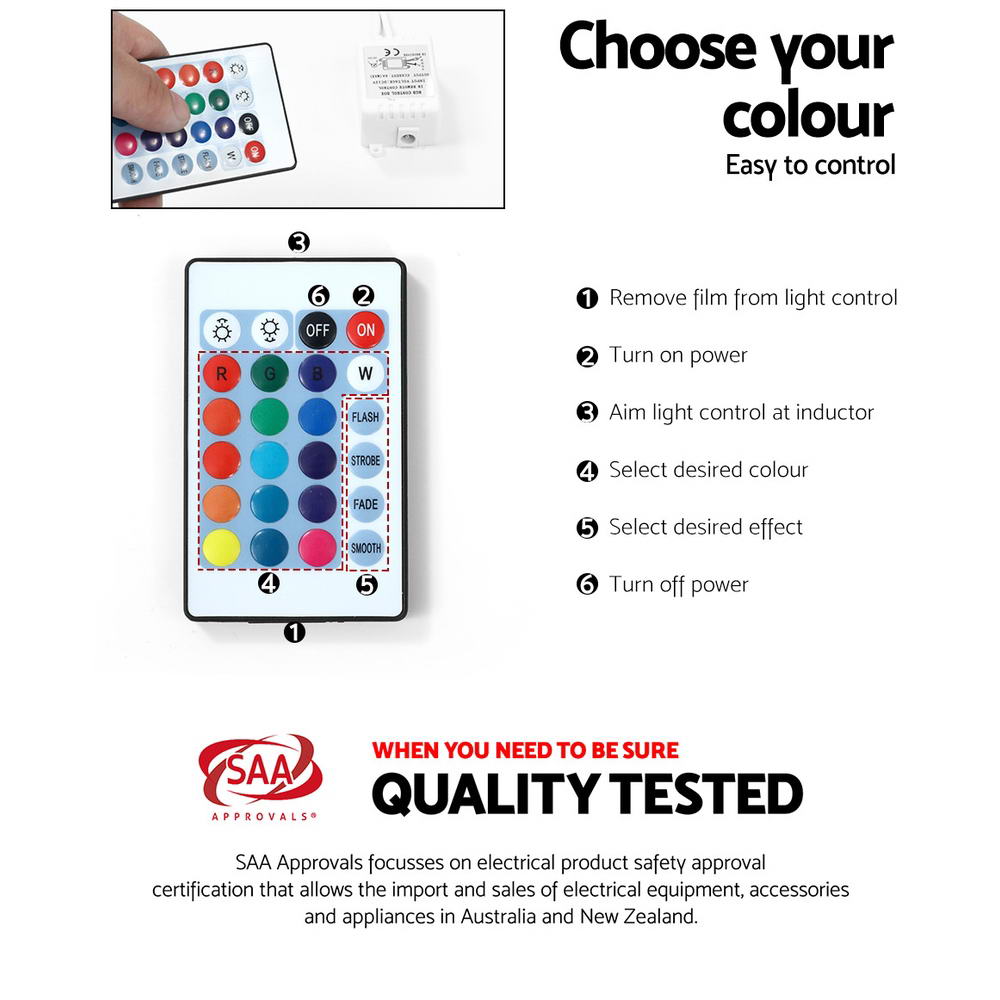 Artiss Entertainment Unit TV Cabinet LED 160cm Black Bobi 7