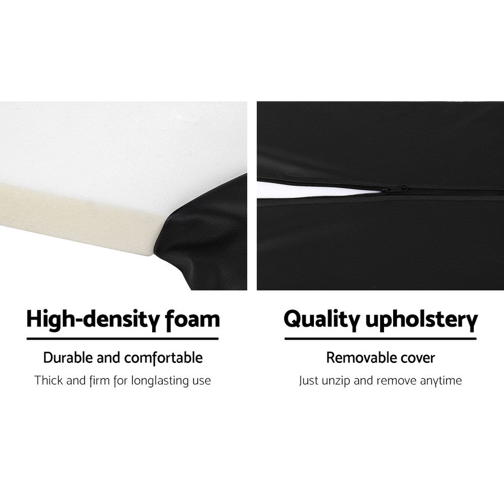 Artiss Shoe Rack Cabinet Bench 10 Cubes - Walnut 6