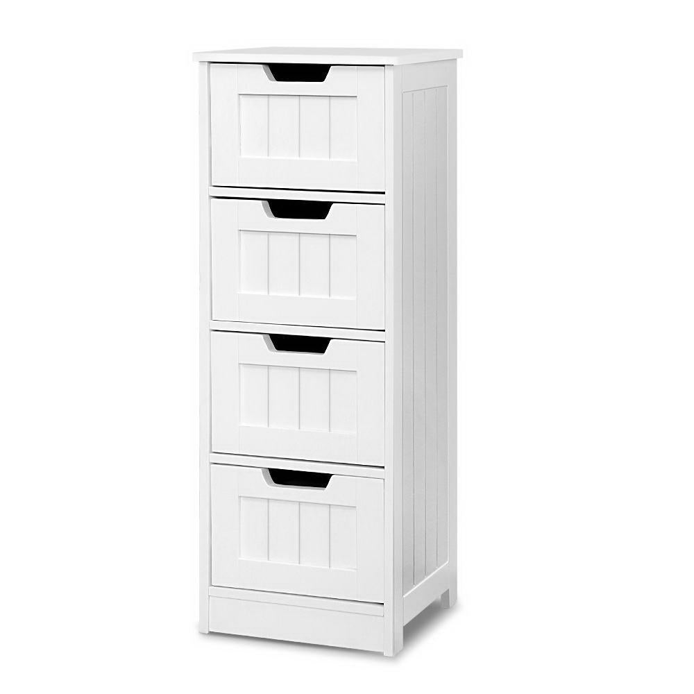 Artiss 4 Chest of Drawers - LEESA White 3