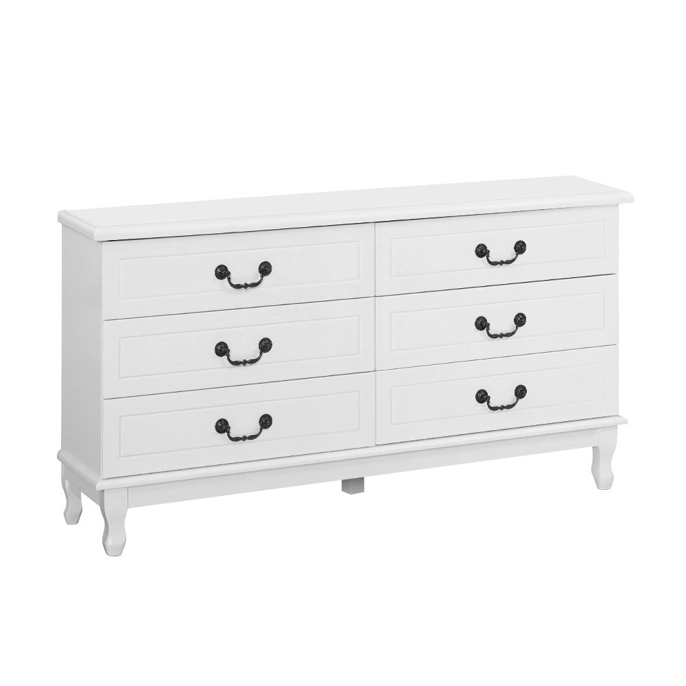 Artiss 6 Chest of Drawers - KUBI White 7