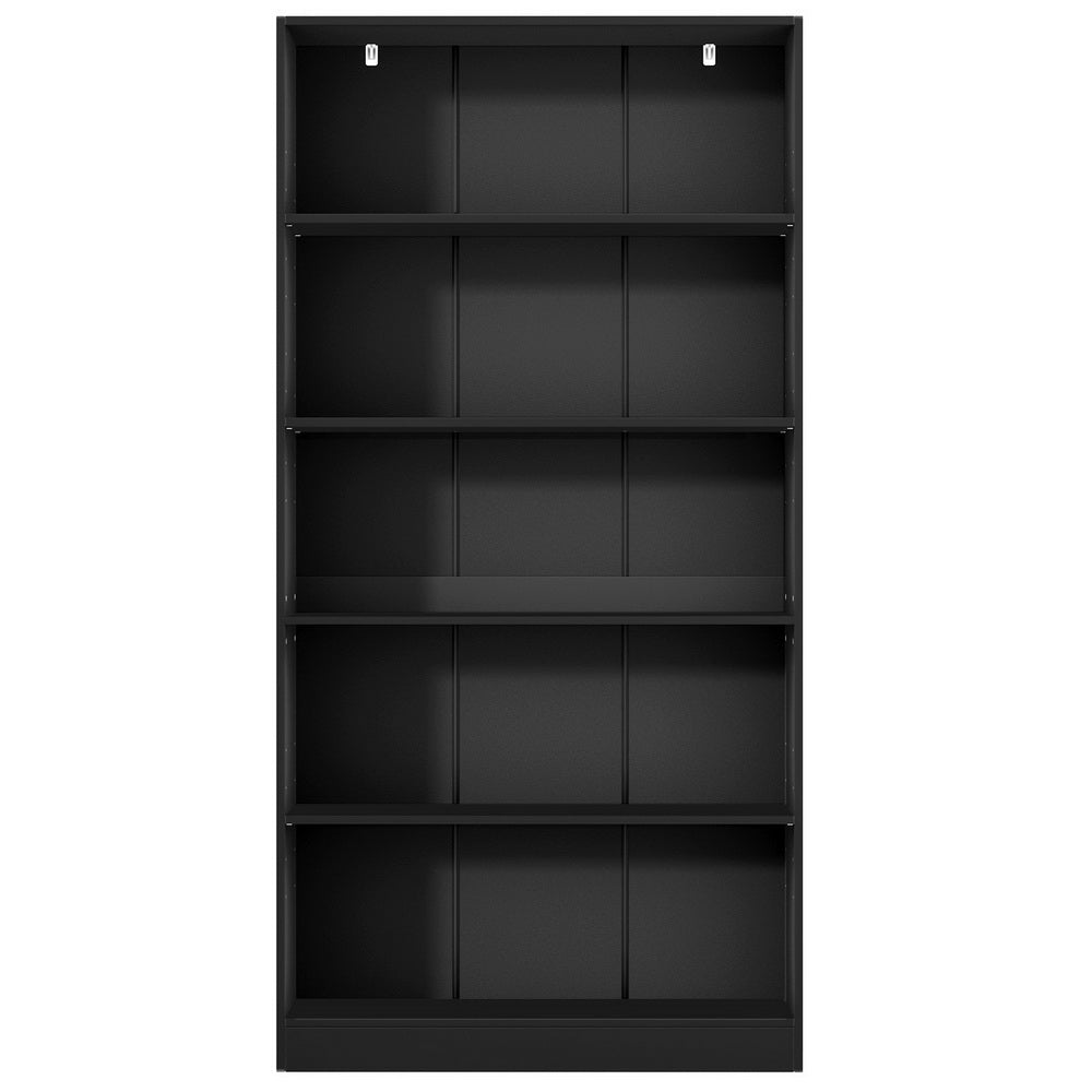 Artiss Bookshelf 5 Tiers ANTON Black 5