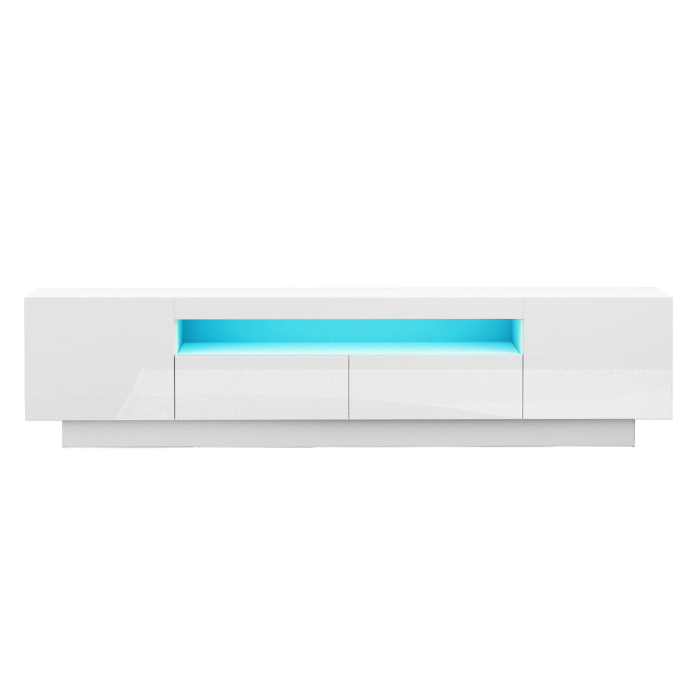 Artiss TV Unit Entertainment Unit Storage Drawer RGB LED 180cm White 5