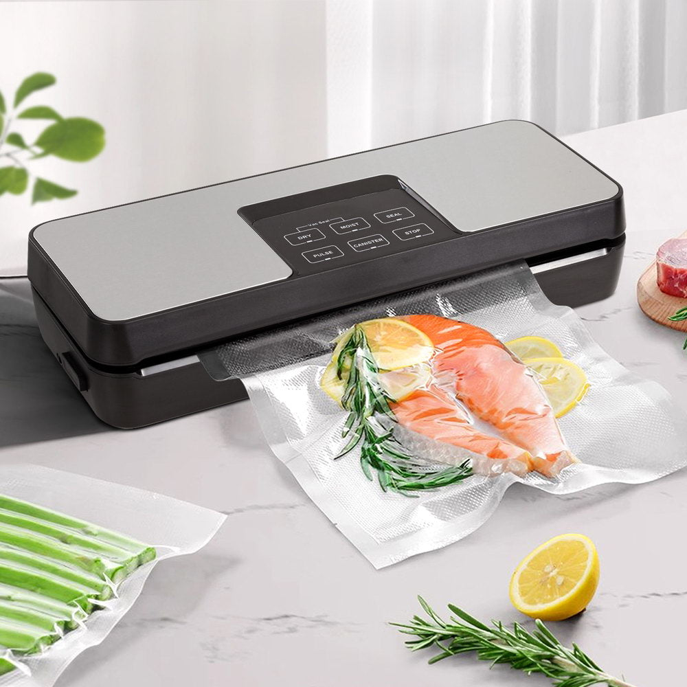 Devanti Food Vacuum Sealer Machine Fresh Storage Auto Seal Slide Cutter 5 Modes 4