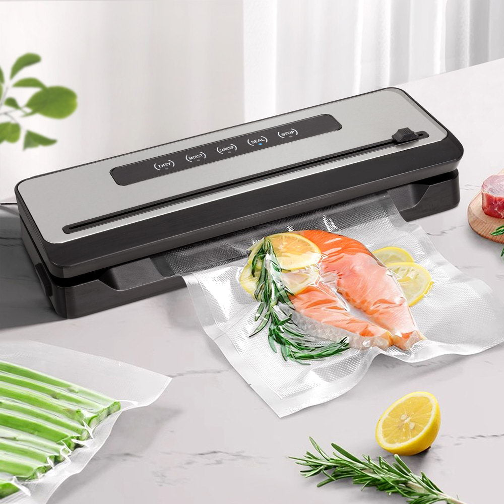 Devanti Food Vacuum Sealer Machine Fresh Storage Sealing Cutter Bags 4 Modes 4