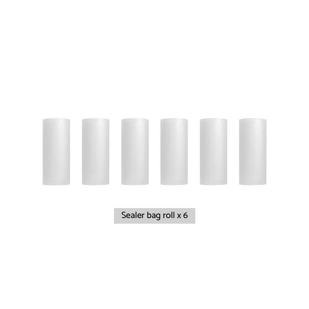 6 Rolls Food Vacuum Sealer Bags Storage Saver Heat Sealing Bag Pack 15CMX6M 3