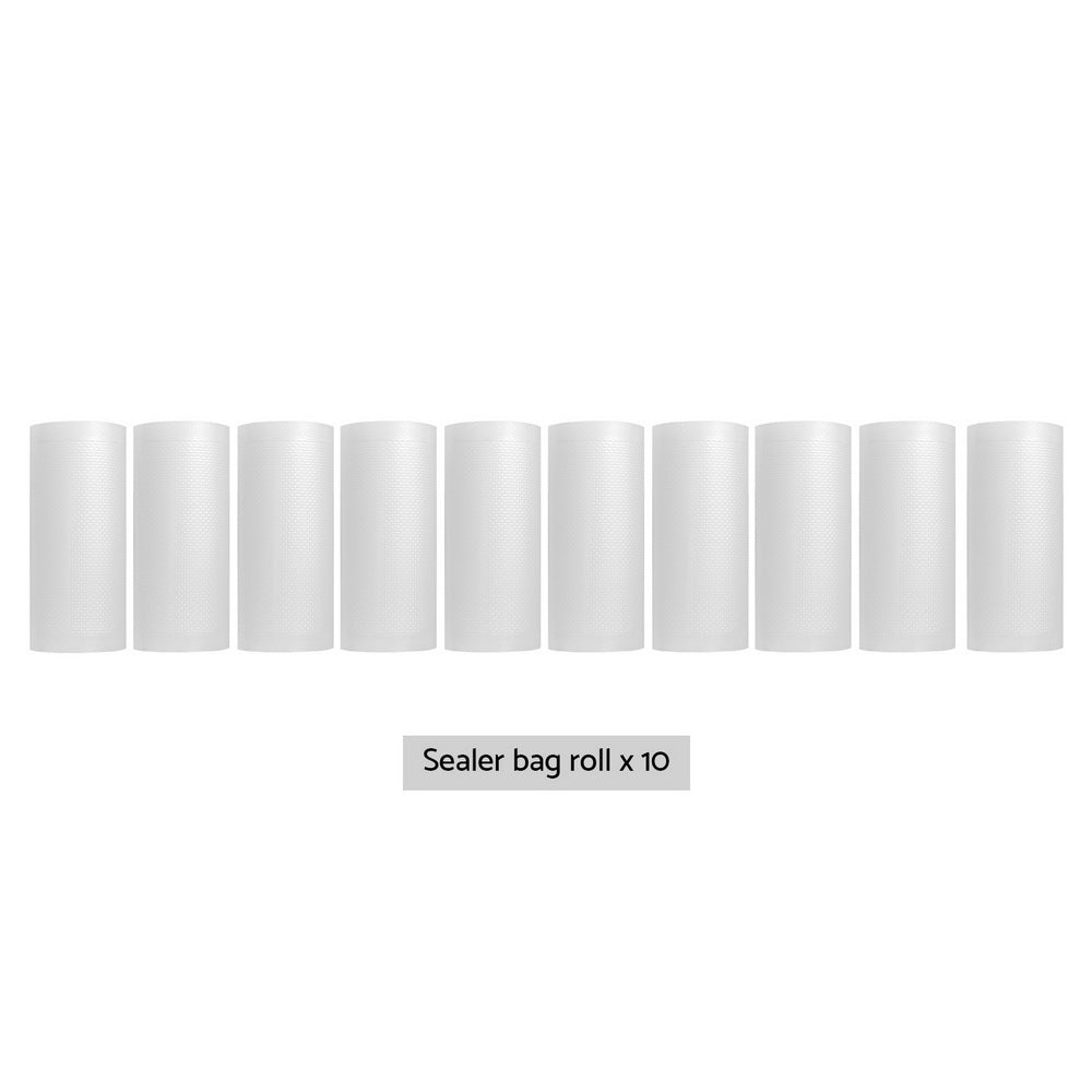 10 Rolls Food Vacuum Sealer Bags Storage Saver Heat Sealing Bag Pack 15CMX6M 3