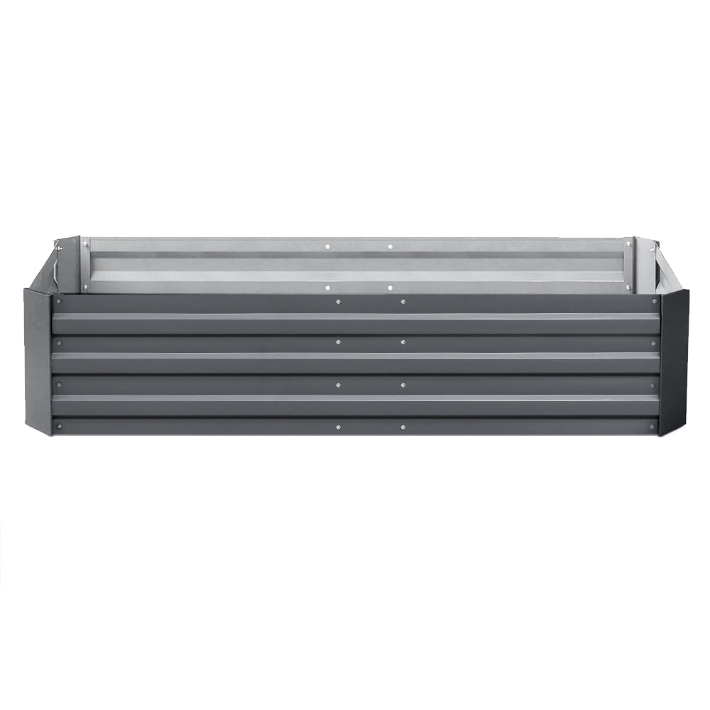 Green Fingers Garden Bed 150x90cm Planter Box Raised Container Galvanised Steel 3