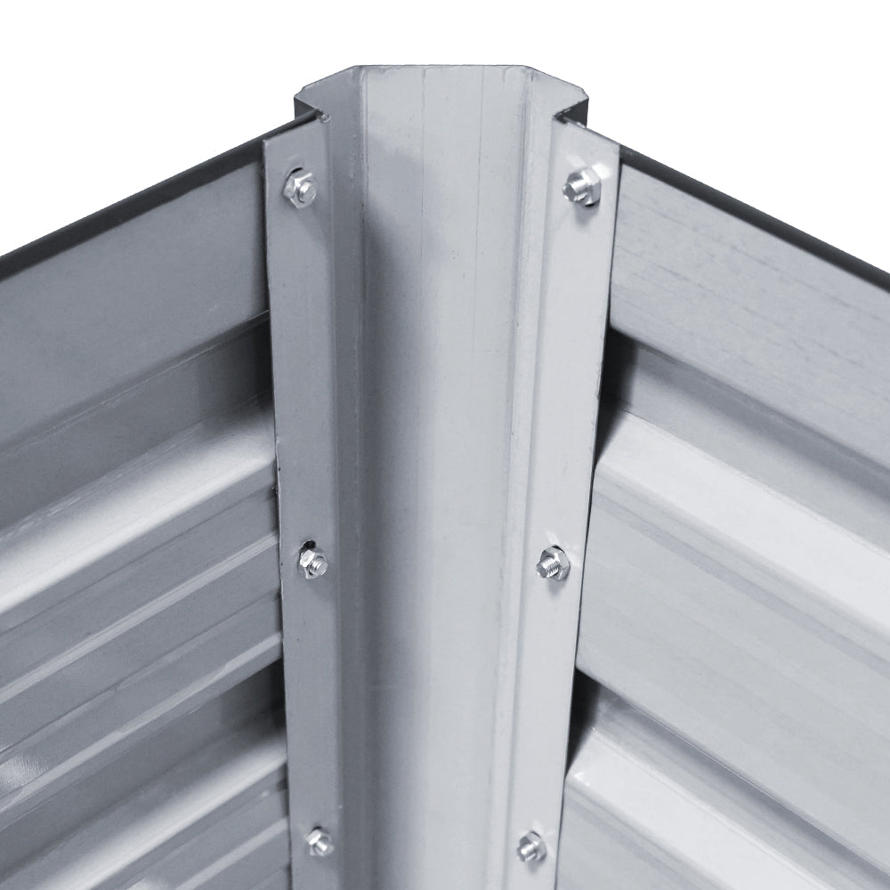 Green Fingers Garden Bed 320X80X45cm Planter Box Raised Container Galvanised Herb 3