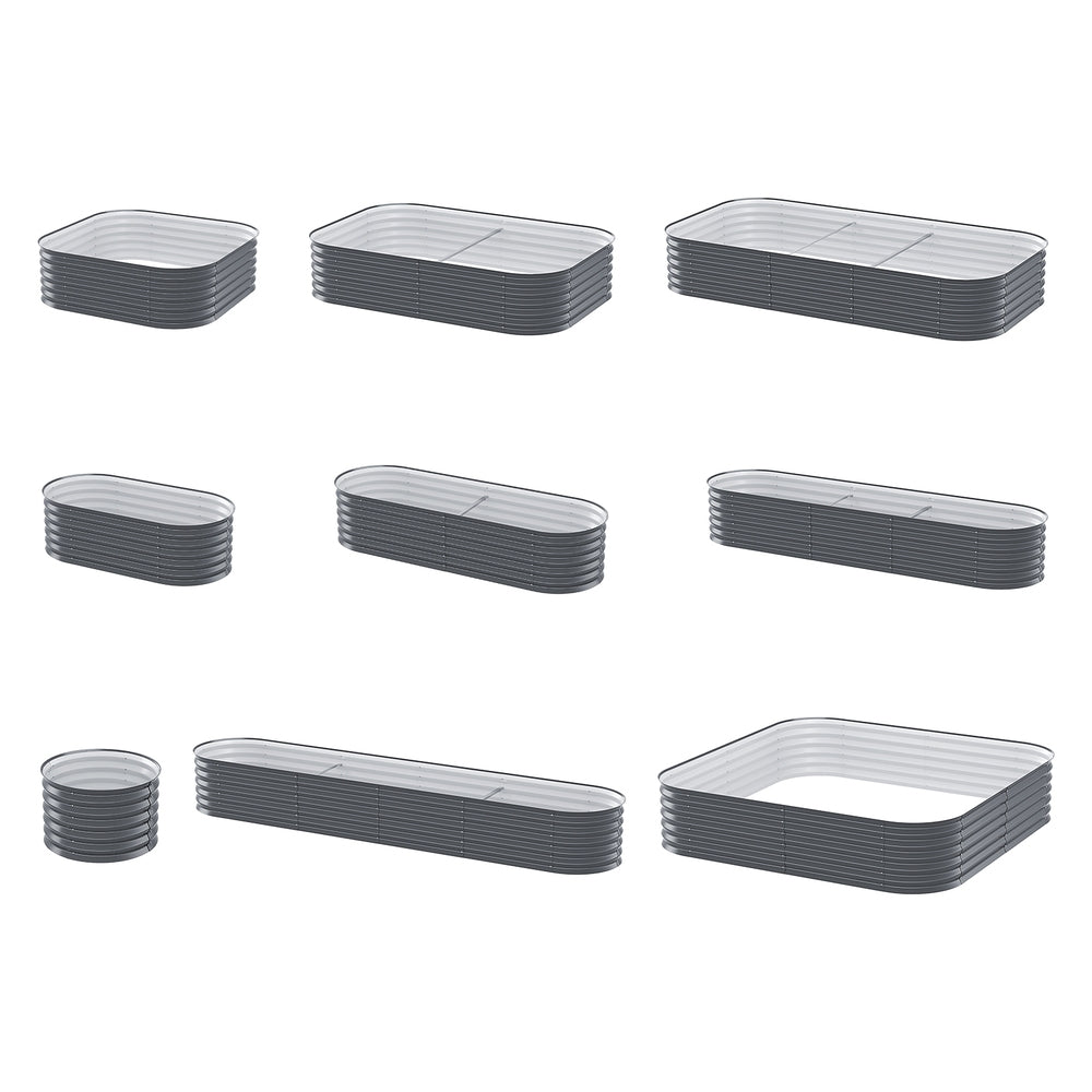 Green Fingers Garden Bed 9 In 1 Modular Planter Box 40CM height 3