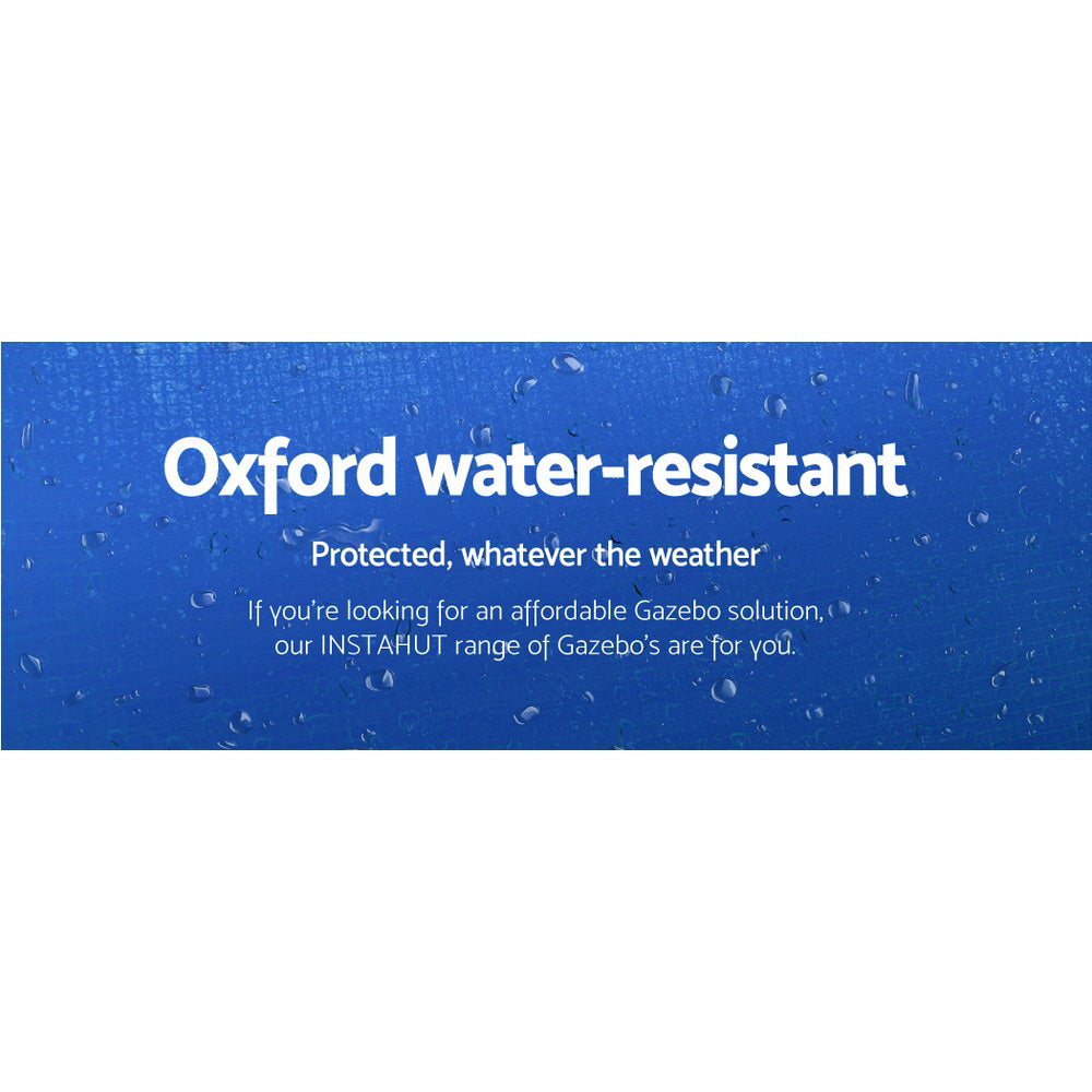 Instahut Gazebo 3x4.5 Pop Up Marquee Folding Tent Wedding Gazebos Camping Outdoor Shade Canopy Blue 5