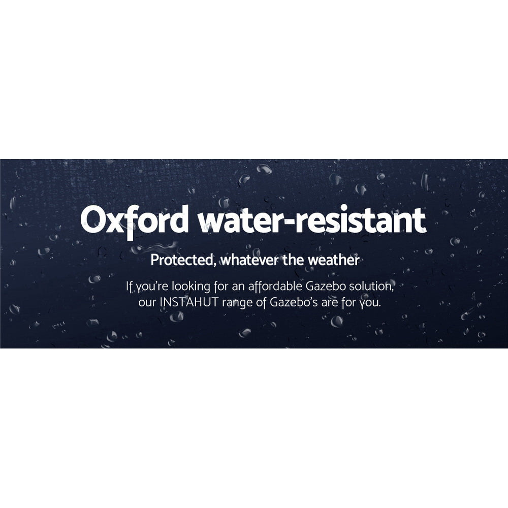 Instahut Gazebo 3x4.5 Pop Up Marquee Folding Tent Wedding Gazebos Camping Outdoor Shade Canopy Navy 5