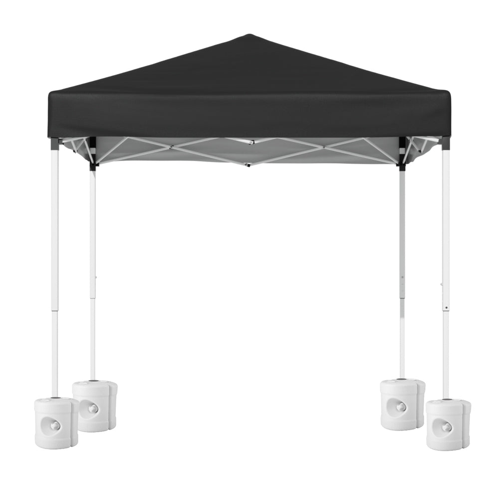 Instahut Gazebo 2x2m Outdoor Patio Garden Marquee Shade w/ Base Pods Black 3
