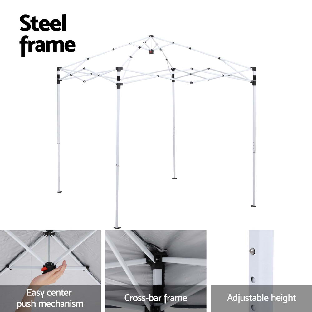 Instahut Gazebo 2x2m Outdoor Patio Garden Marquee Shade Blue 6