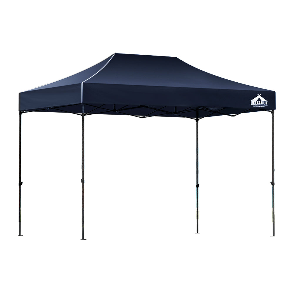 Instahut Gazebo Pop Up Marquee 3x4.5m Folding Tent Camping 500D Oxford Navy 8