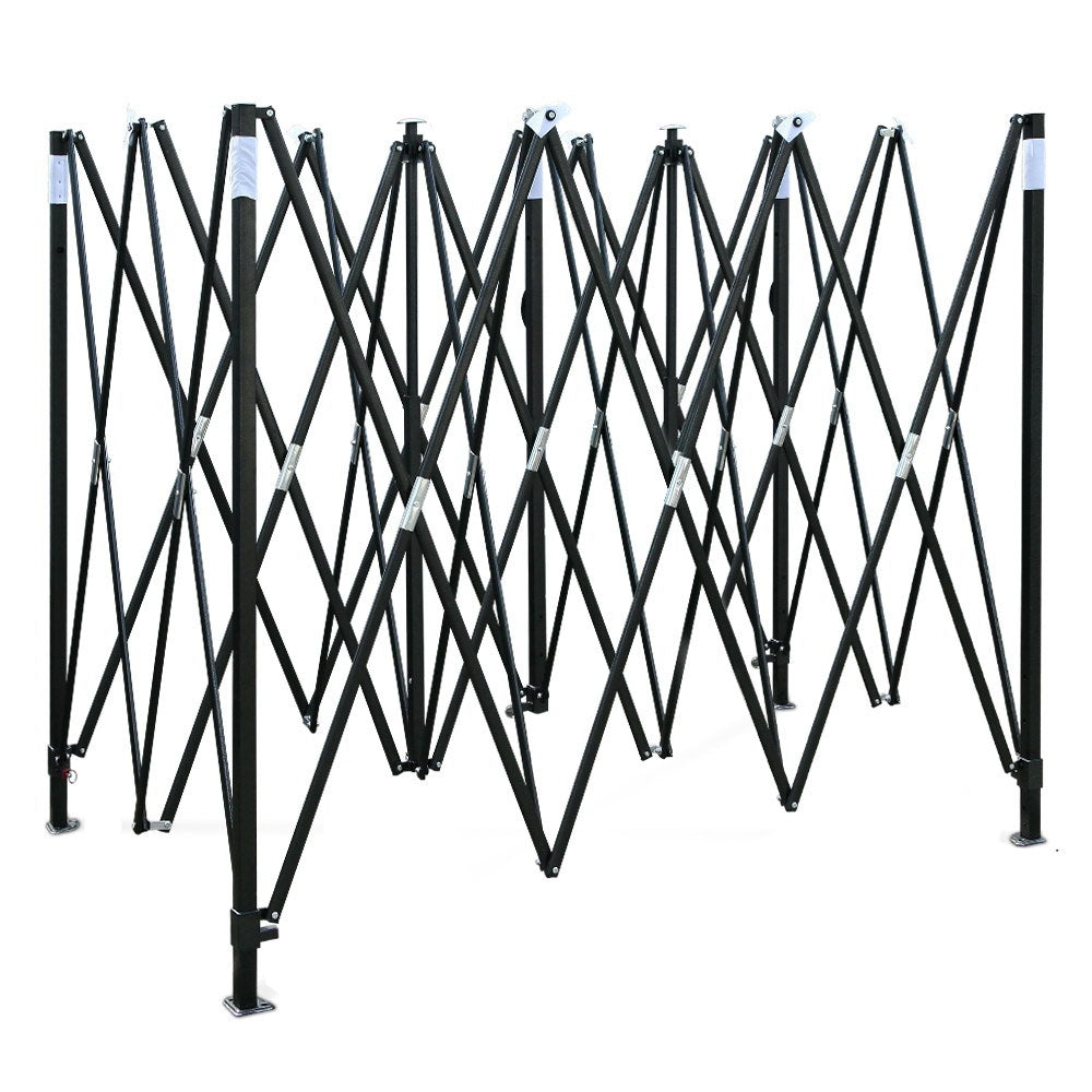 Instahut Gazebo Pop Up Marquee 3x4.5 Folding Tent 500D Oxford Fabric White 3