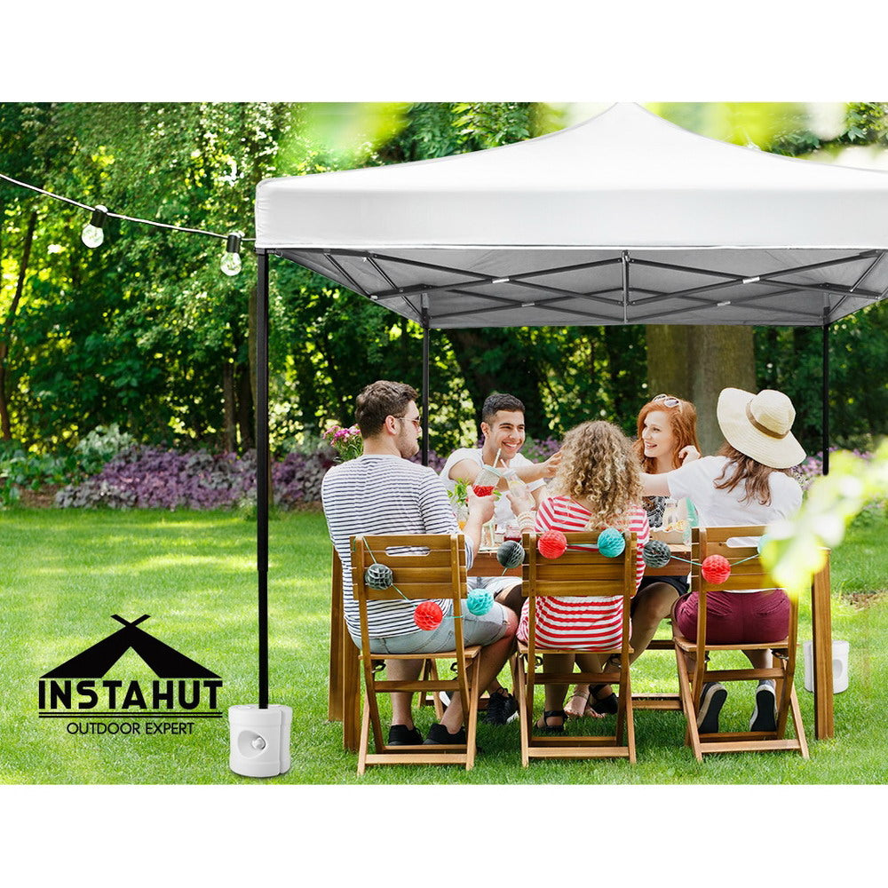 Instahut Gazebo Base Pod Kit Pop Up Marquee Set Outdoor Wedding Tent Canopy Leg 4 pcs 6