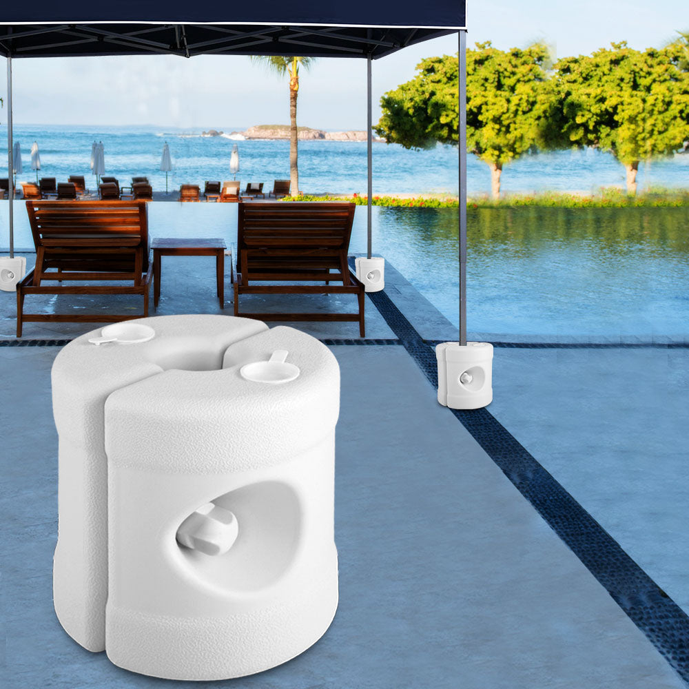 Instahut Gazebo Base Pod Kit Pop Up Marquee Set Outdoor Wedding Tent Canopy Leg 4 pcs 7