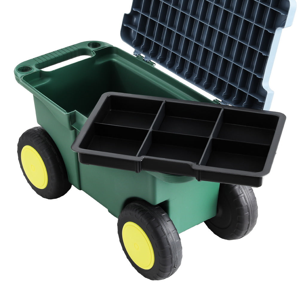 Gardeon Garen Tool Storage Cart 3-In-1 Green 4