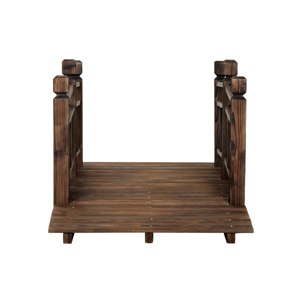Gardeon Garden Decor Outdoor Ornament Wooden Bridge 150cm 3