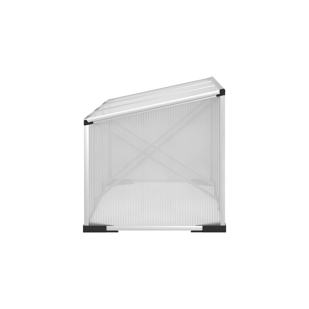 Green Fingers Greenhouse 180x50x50CM Cold Frame Plant Grow Aluminium Polycarbonate Green House 3