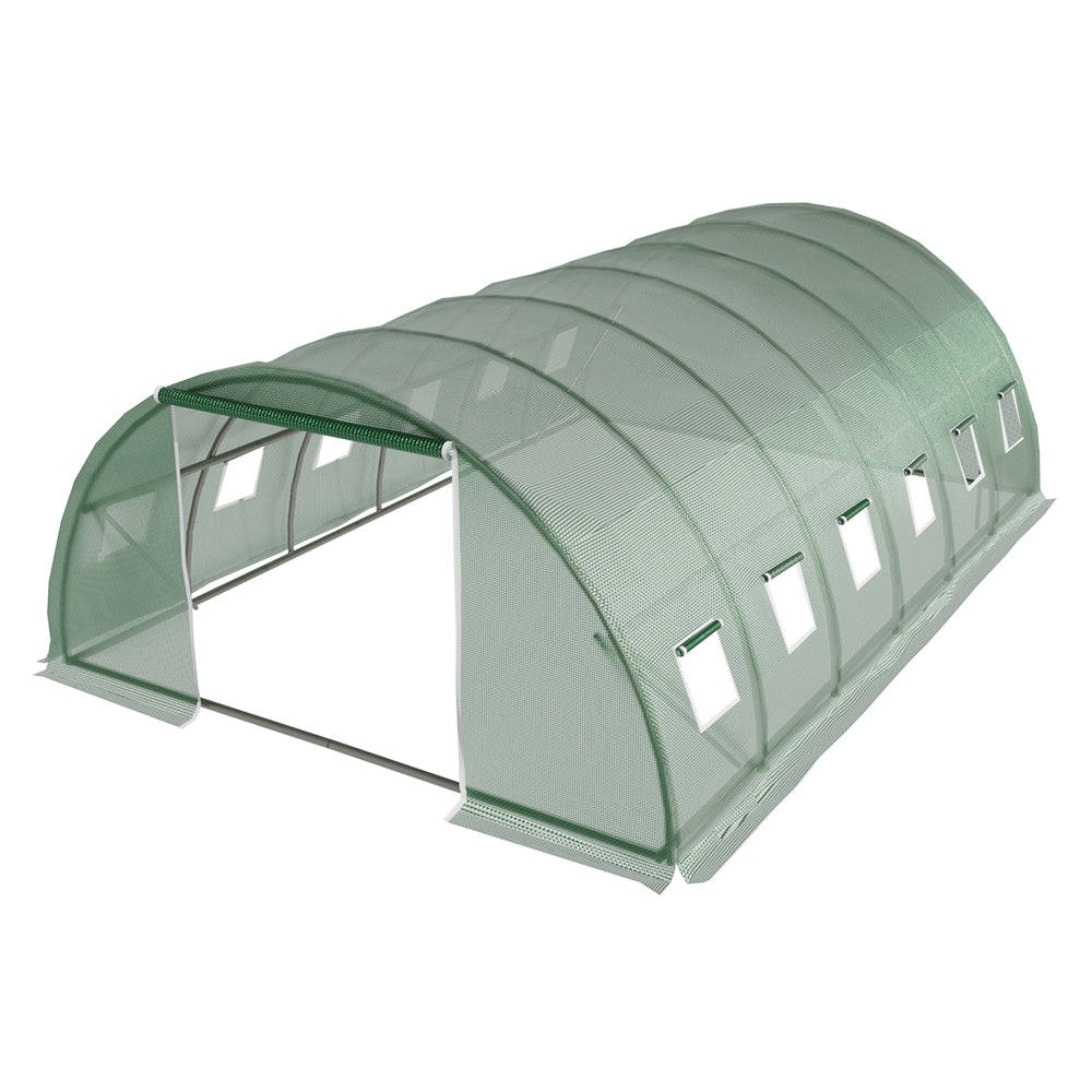 Green Fingers Greenhouse 6x4x2M Walk in Green House Tunnel Plant Garden Shed Dome 3
