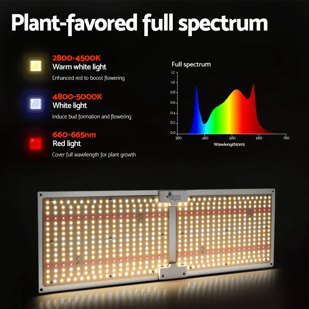 Green Fingers Max 3000W Grow Light LED Full Spectrum Indoor Plant All Stage Growth 3