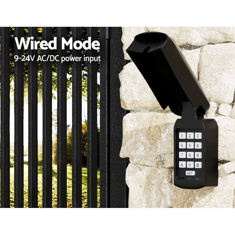 Universal Wireless Wired Keypad Security Control For Gate Opener 5