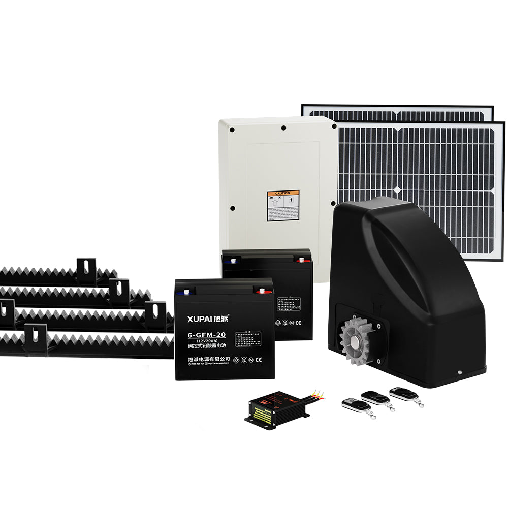 Automatic Sliding Gate Opener Kit 40W Solar 4M 600KG