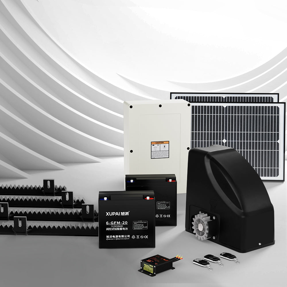 Automatic Sliding Gate Opener Kit 40W Solar 4M 600KG 7