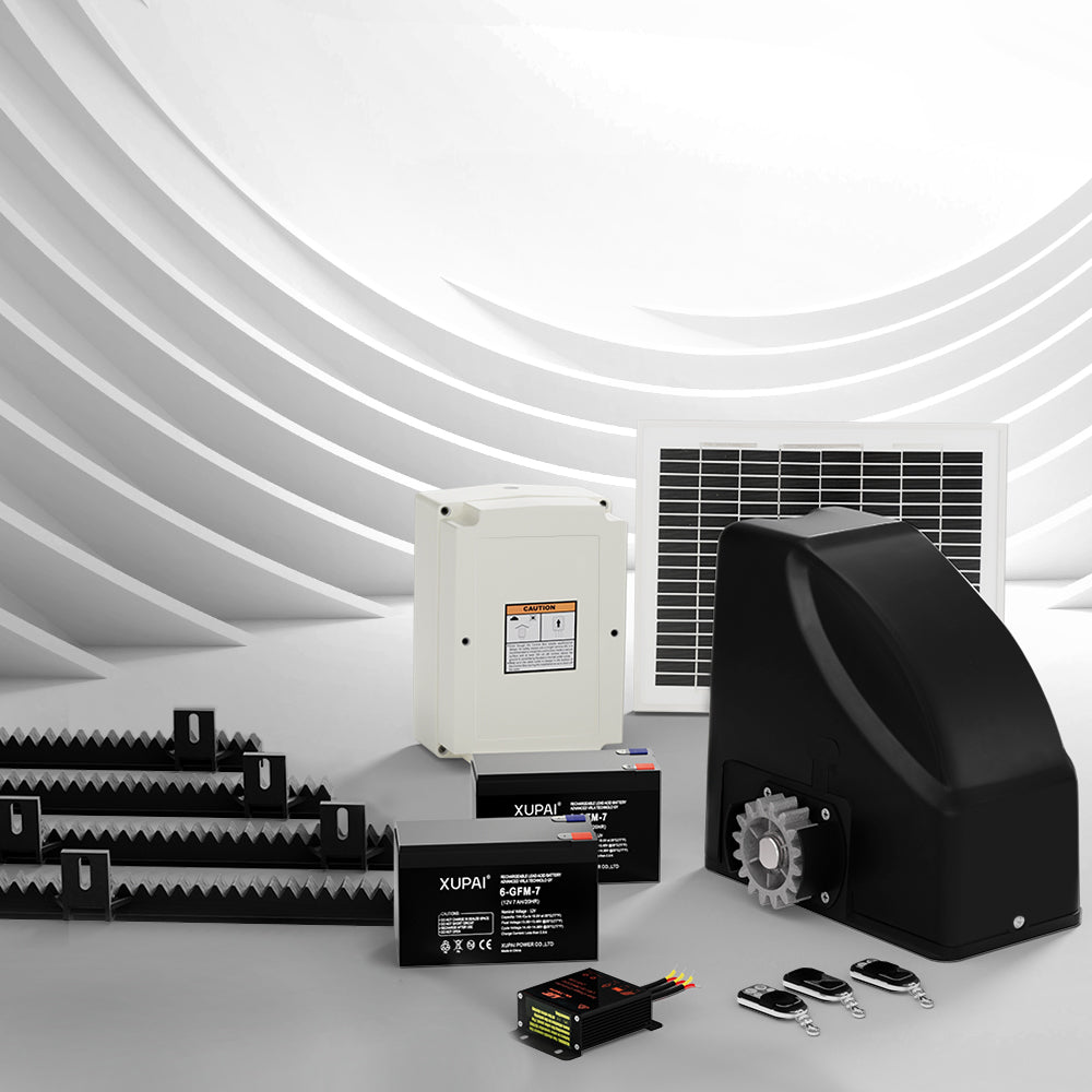 Automatic Sliding Gate Opener Kit 10W Solar 4M 600KG