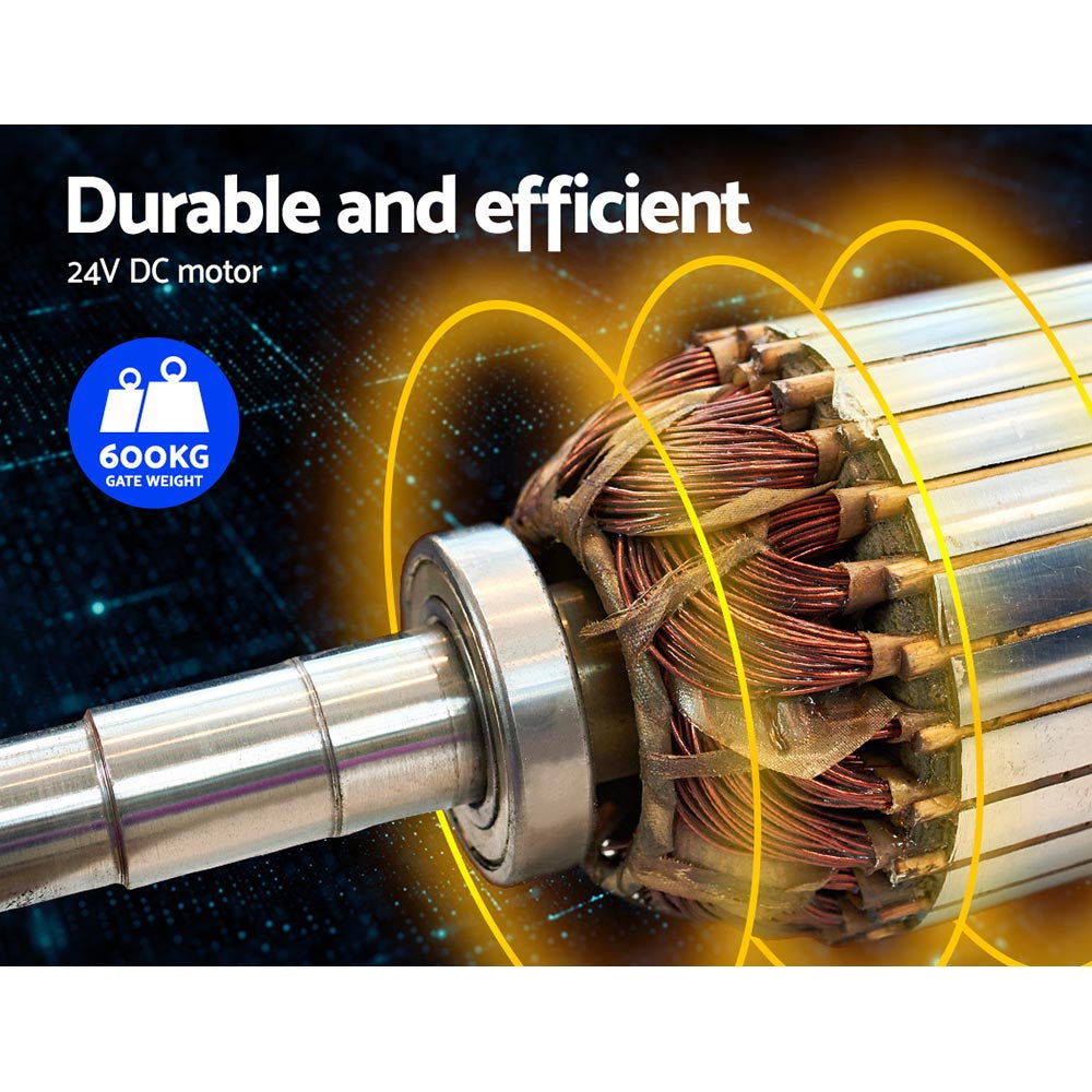 Single Swing Gate Opener 600KG 10W Solar Panel 5