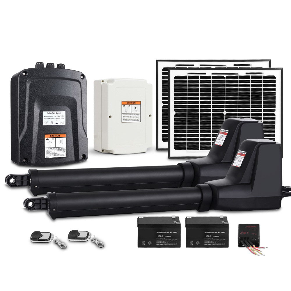 Dual Swing Gate Opener 800KG 20W Solar Panel 7