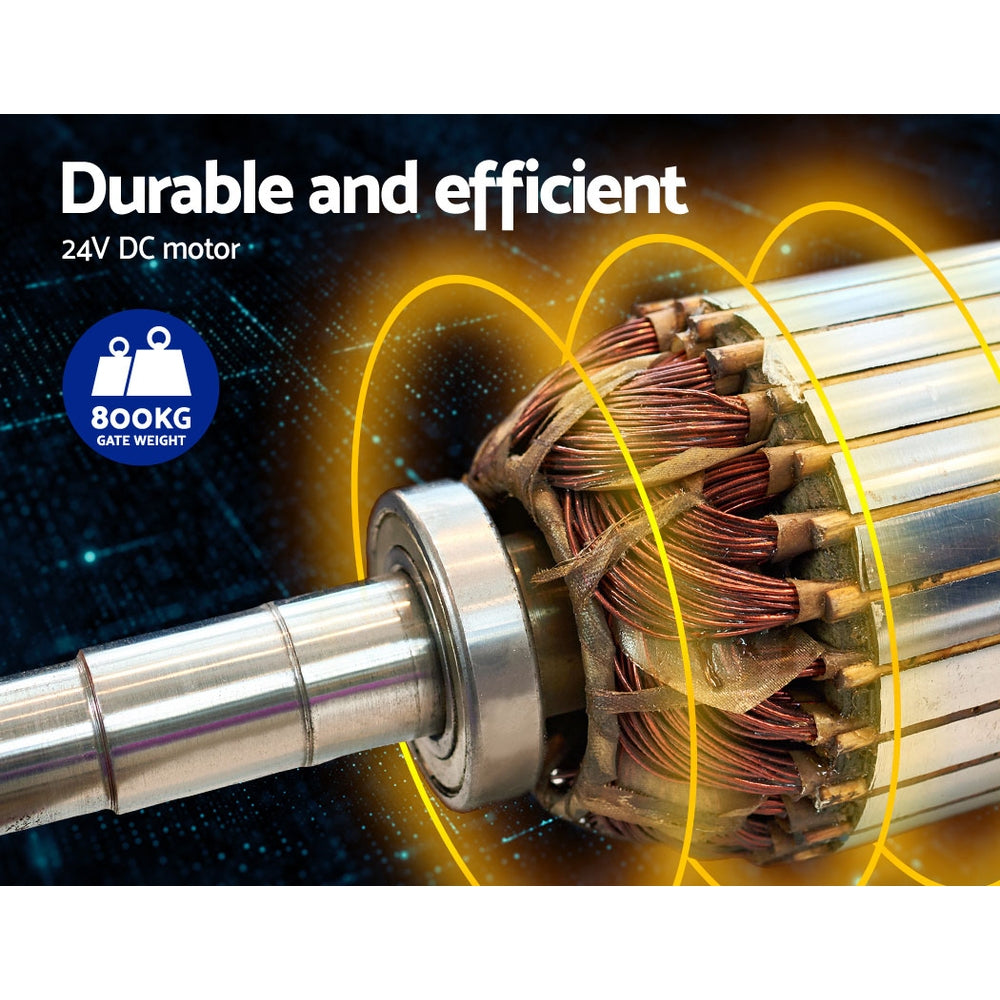 Dual Swing Gate Opener 800KG 40W Solar Panel 3