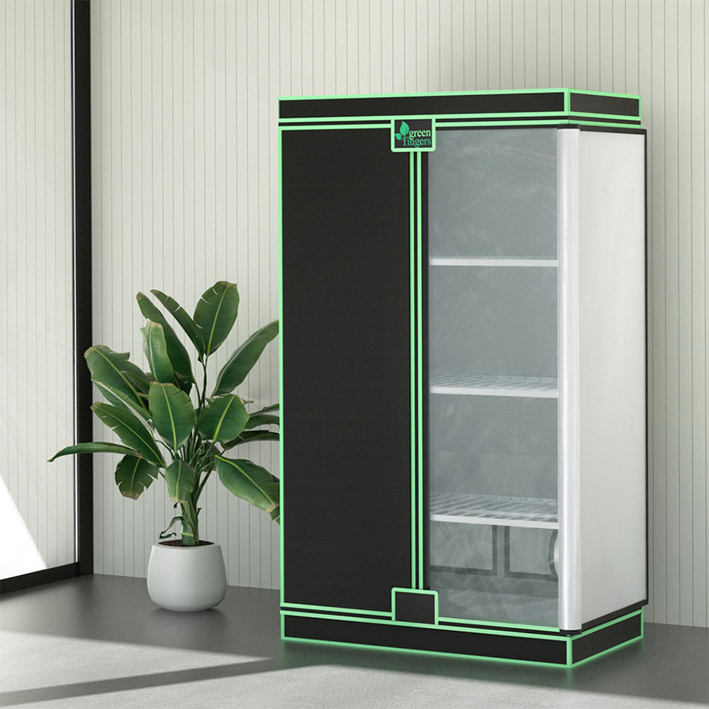 Green Fingers Grow Tent 100x60x180cm 4 Tiers Kits Hydroponics Indoor Grow System 7