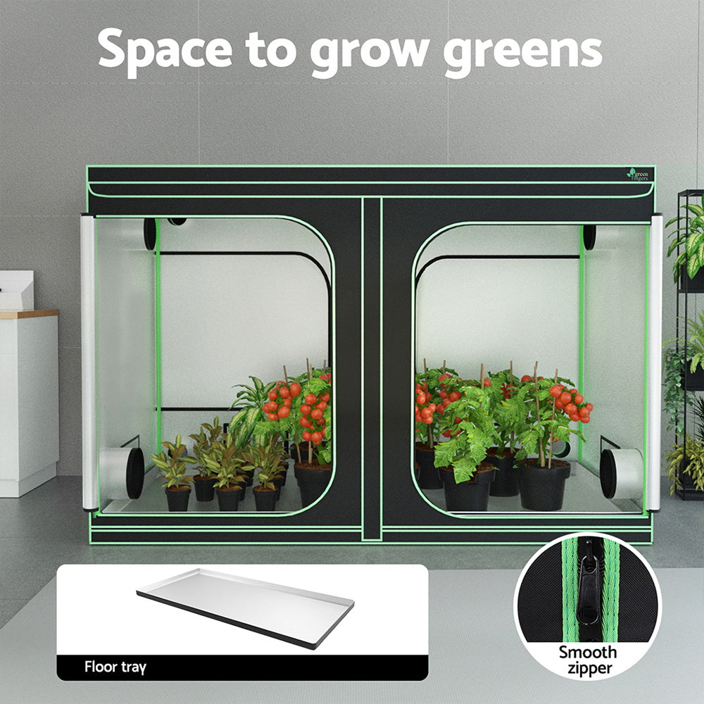 Green Fingers Grow Tent Kits 300x150x200cm Hydroponics Indoor Plant Grow System 4