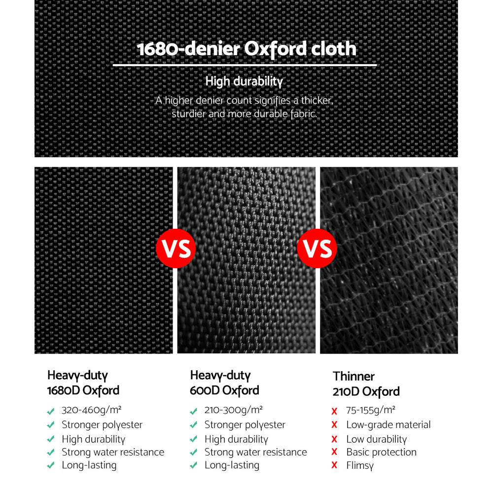 Green Fingers Grow Tent 70x70x160CM 1680D Hydroponics Kit Indoor Plant Room System 5