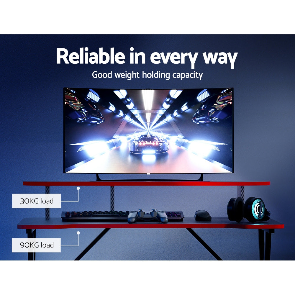 Artiss Gaming Desk Computer Desks 100CM 4