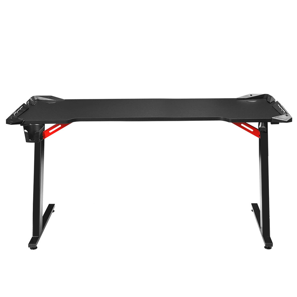 Artiss Gaming Desk Computer Desks LED Light 140CM 3