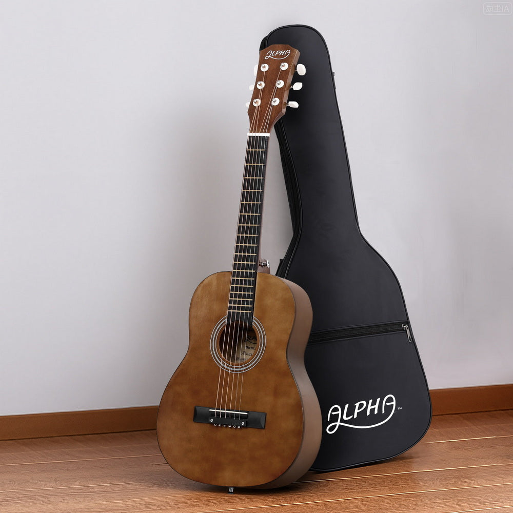 Alpha 31" Steel String Acoustic Guitar Portable 6
